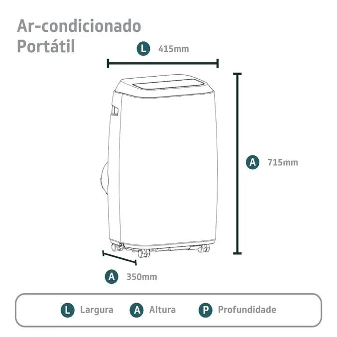 Climatizador Portátil Esquenta e Esfria - PAC12000F5