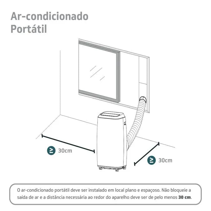 Climatizador Portátil Esquenta e Esfria - PAC12000F5